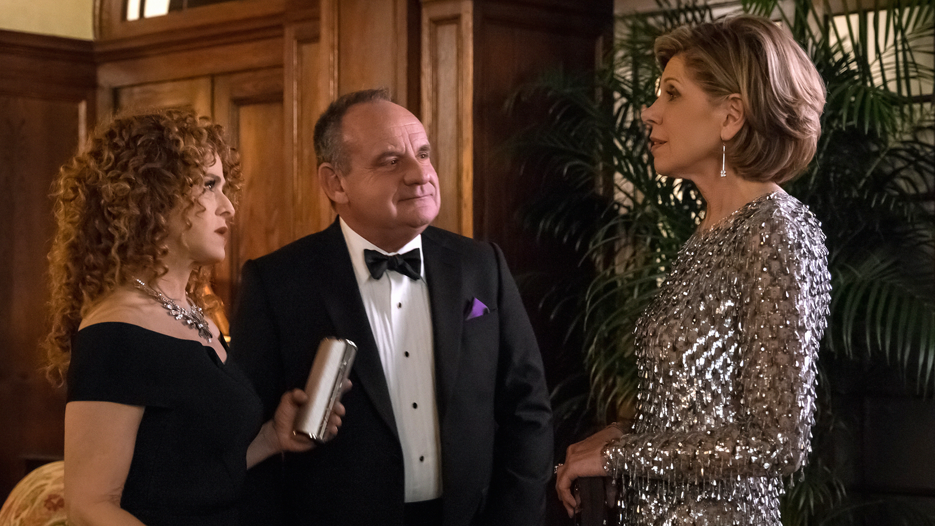 Diane attends a celebration with Maia's parents, Lenore and Henry Rindell.