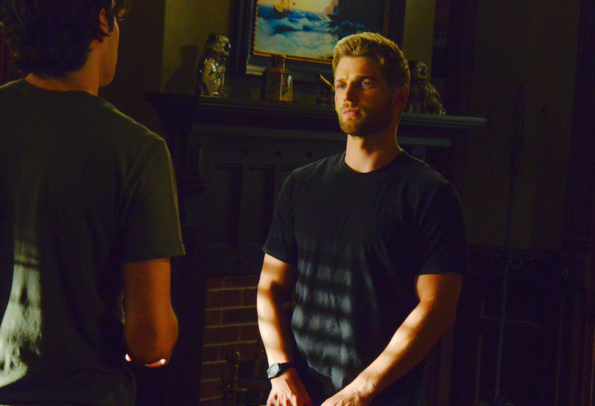 Alexander Koch as Junior Rennie and Mike Vogel as Dale