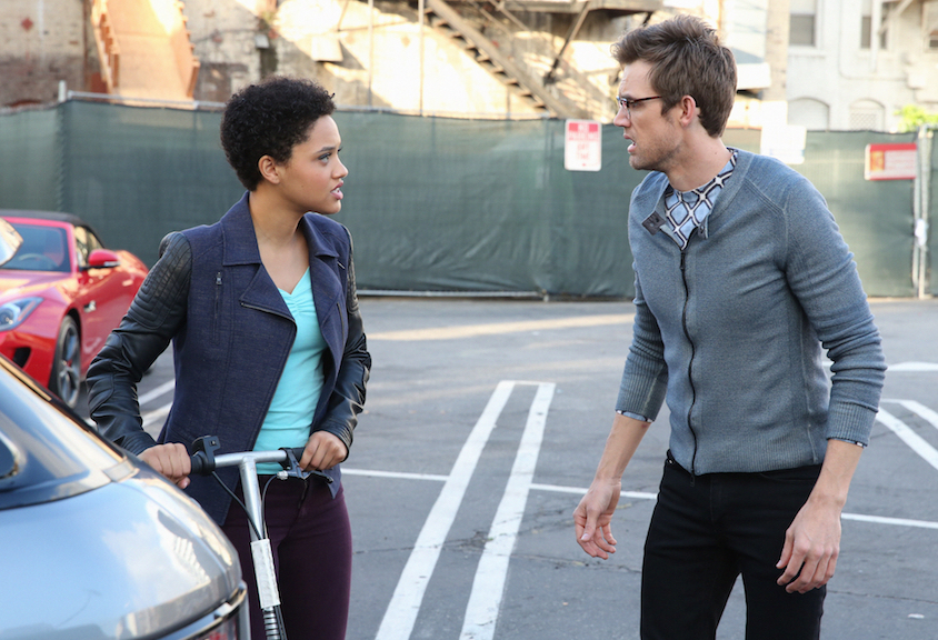 Kiersey Clemons as Lucy and Tyler Hilton as Charlie Arthurs.