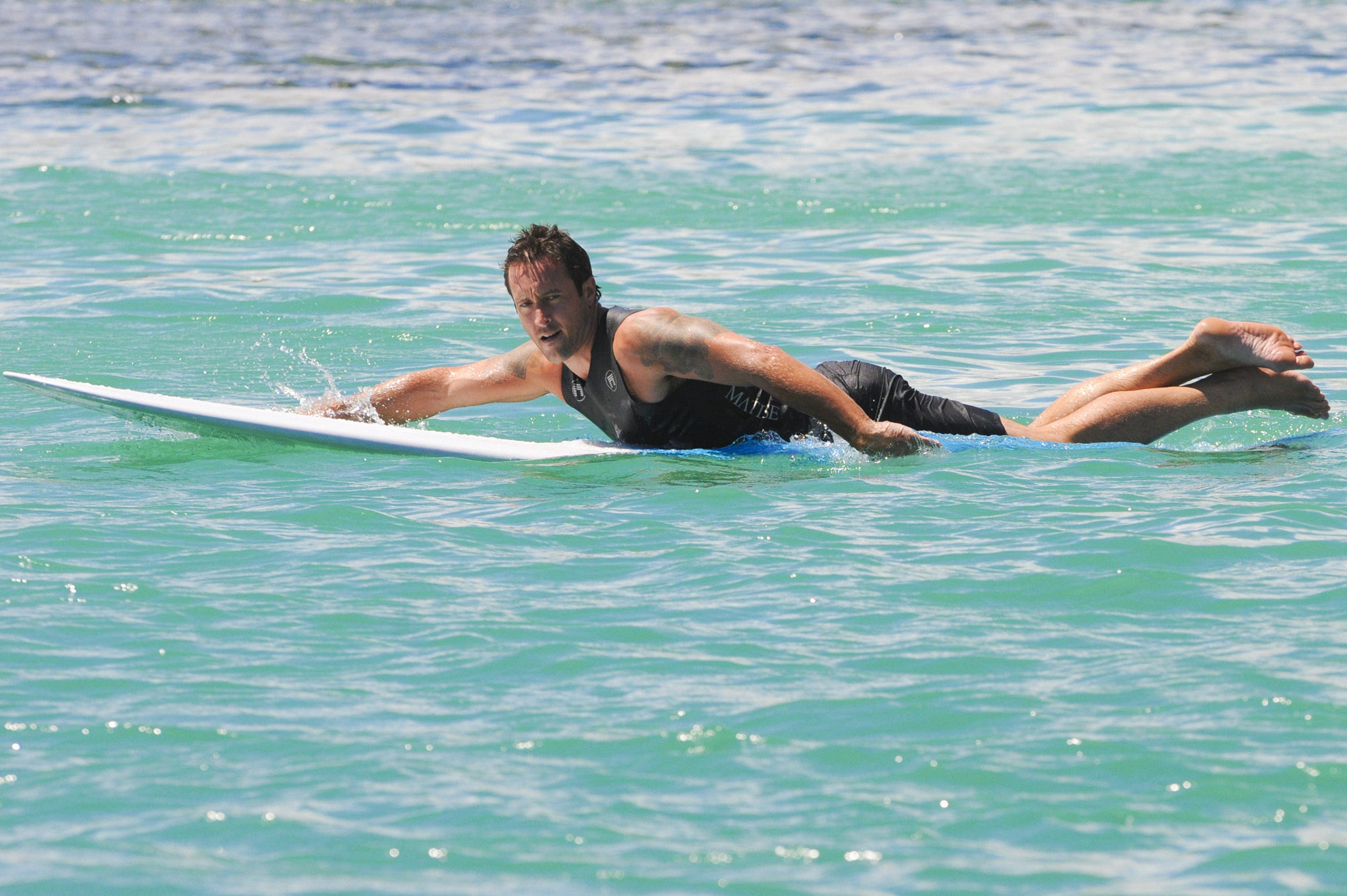 5.) He's gotten into surfing since moving to Hawaii