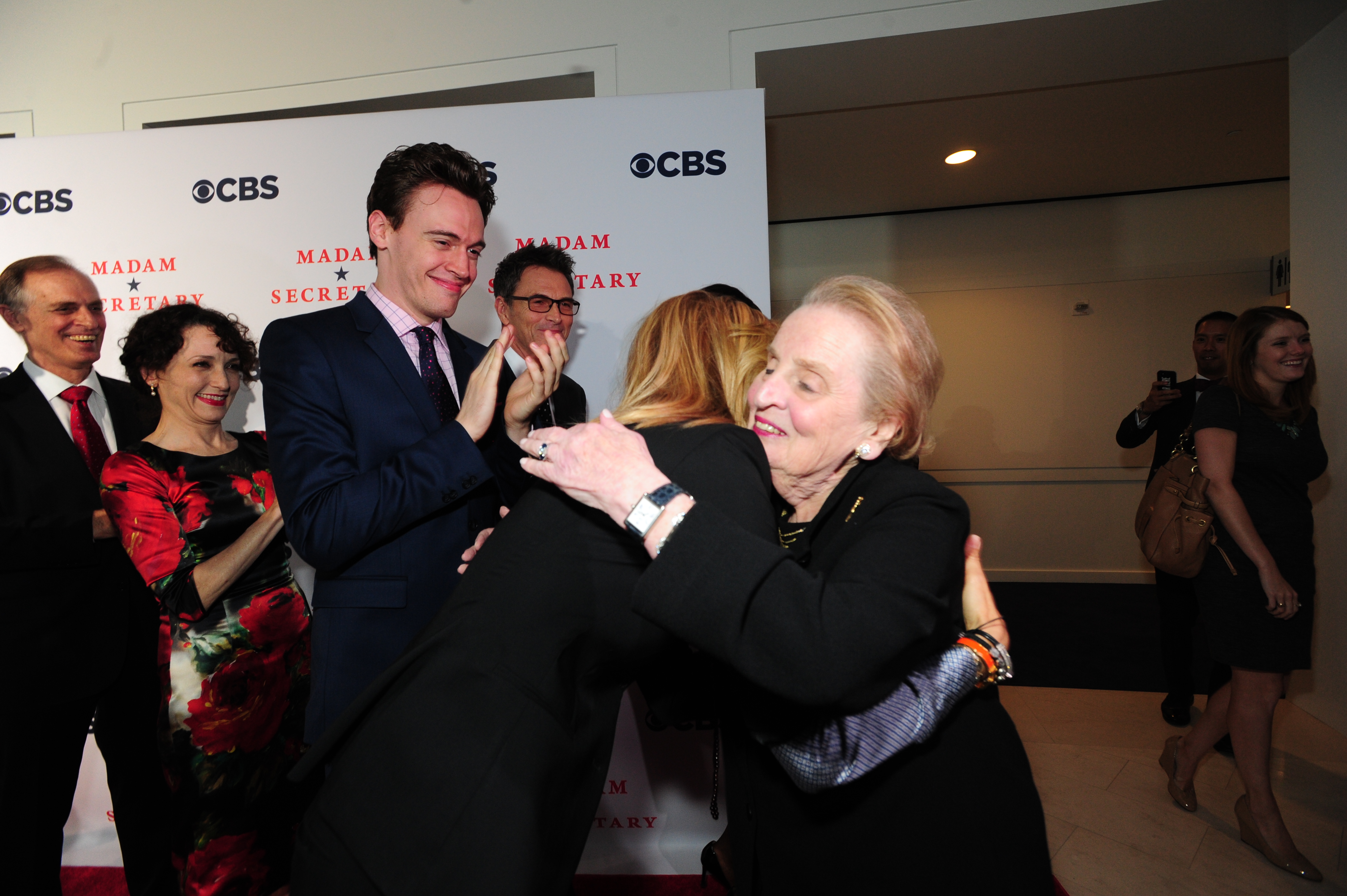 The Cast Greets Former Secretary of State Madeleine Albright