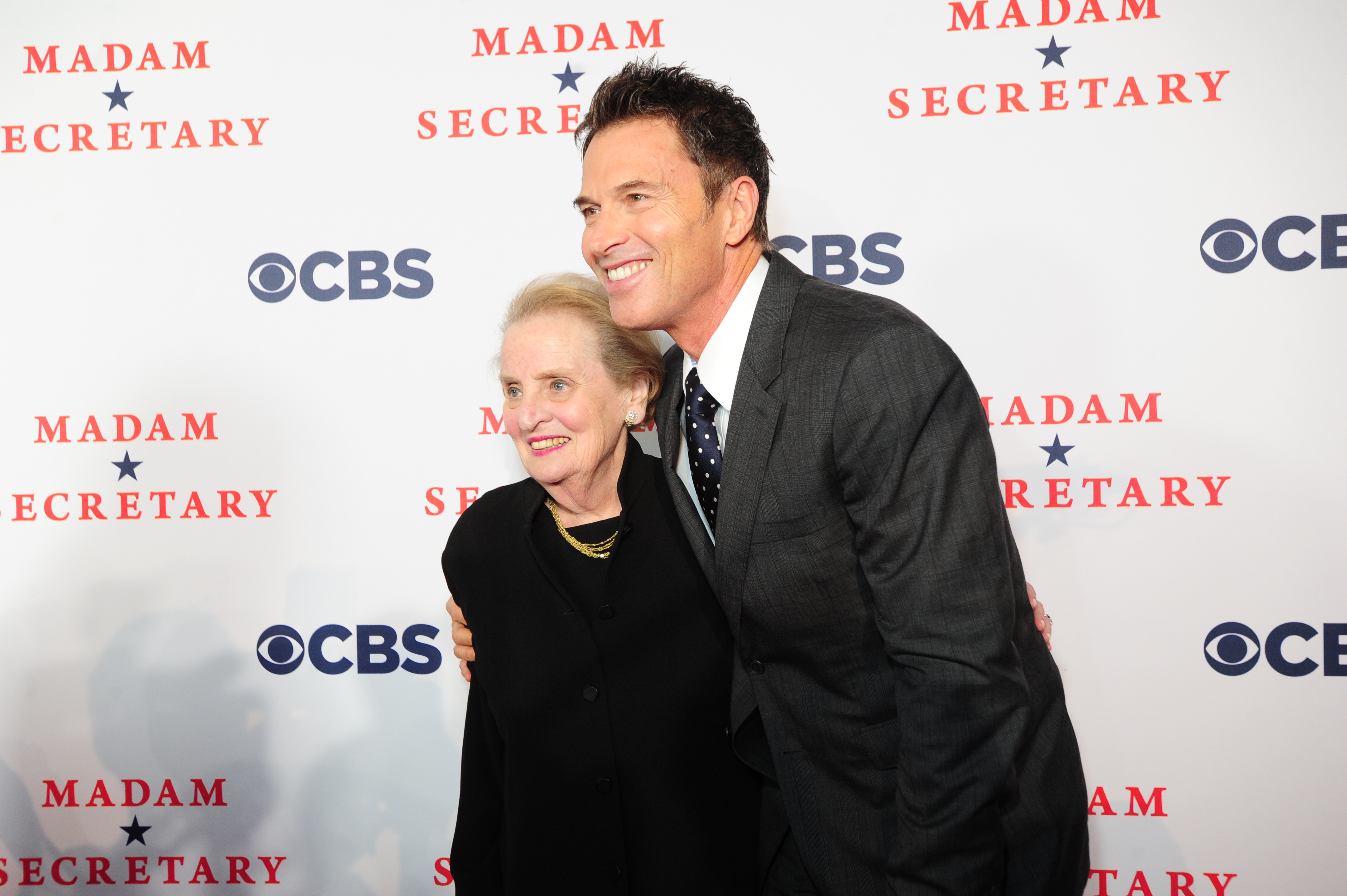 Madeleine Albright and Tim Daly