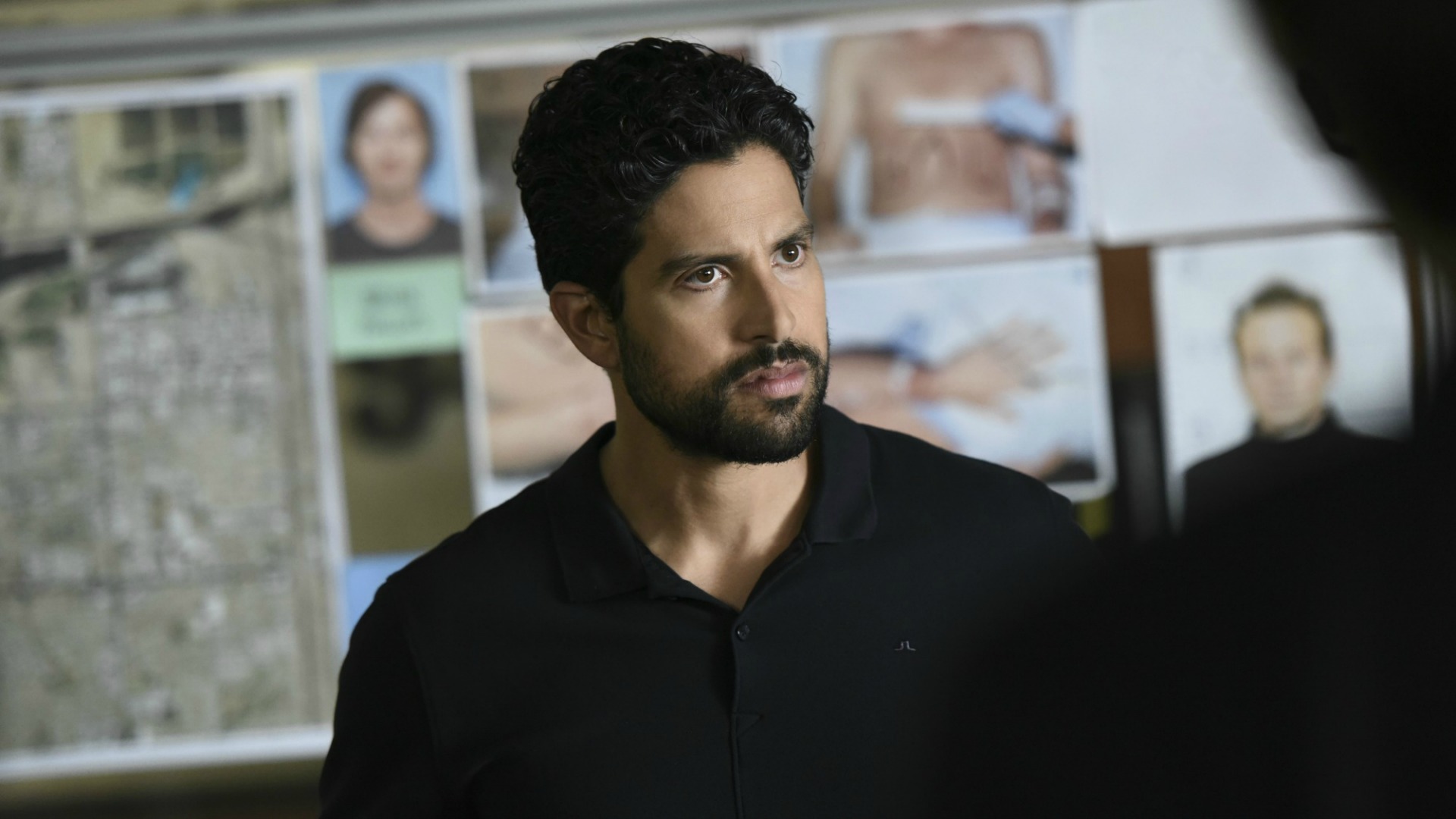 Agent Luke Alvez discusses the profile with the team.
