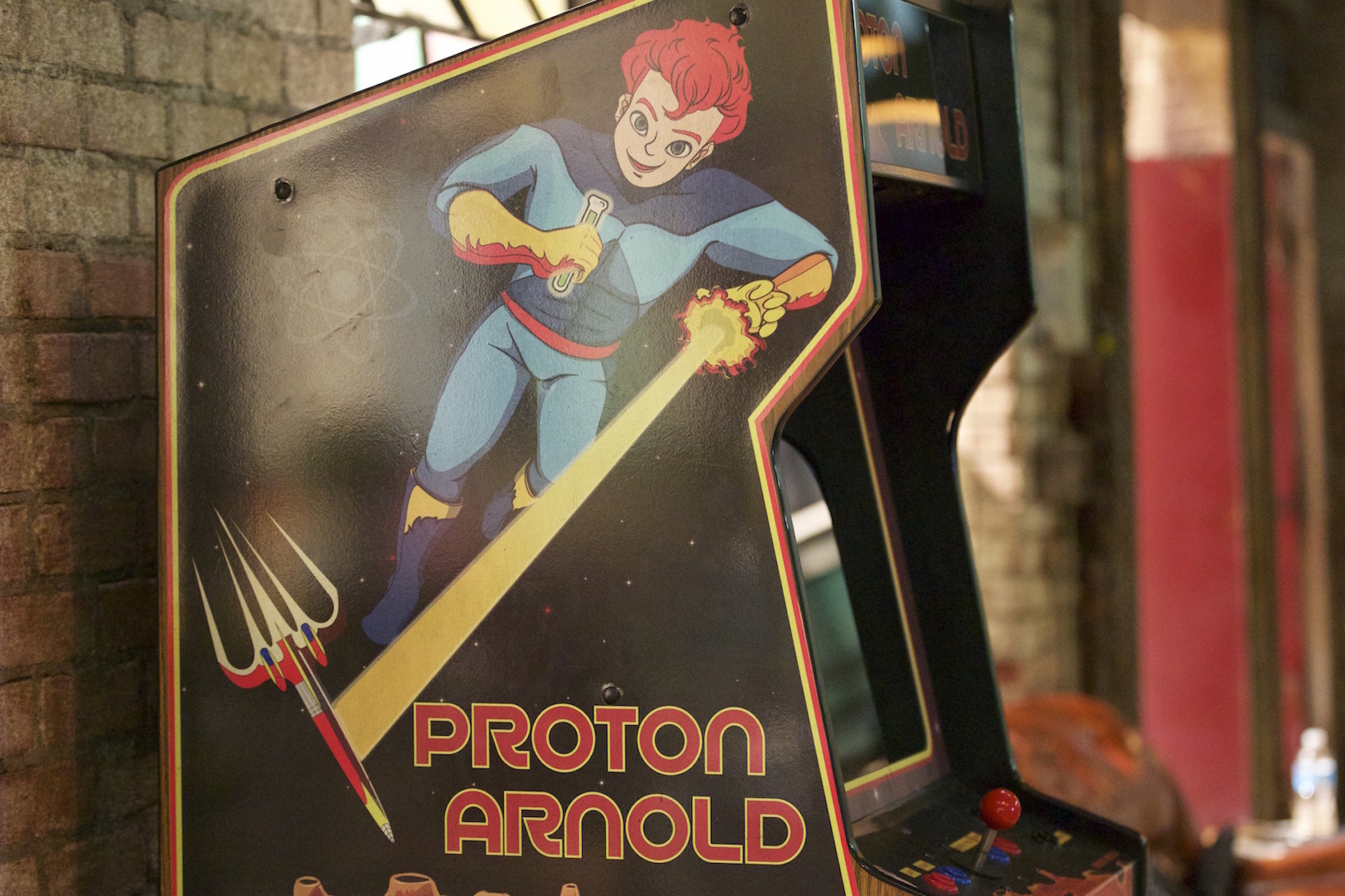 It's the Proton Arnold arcade game!
