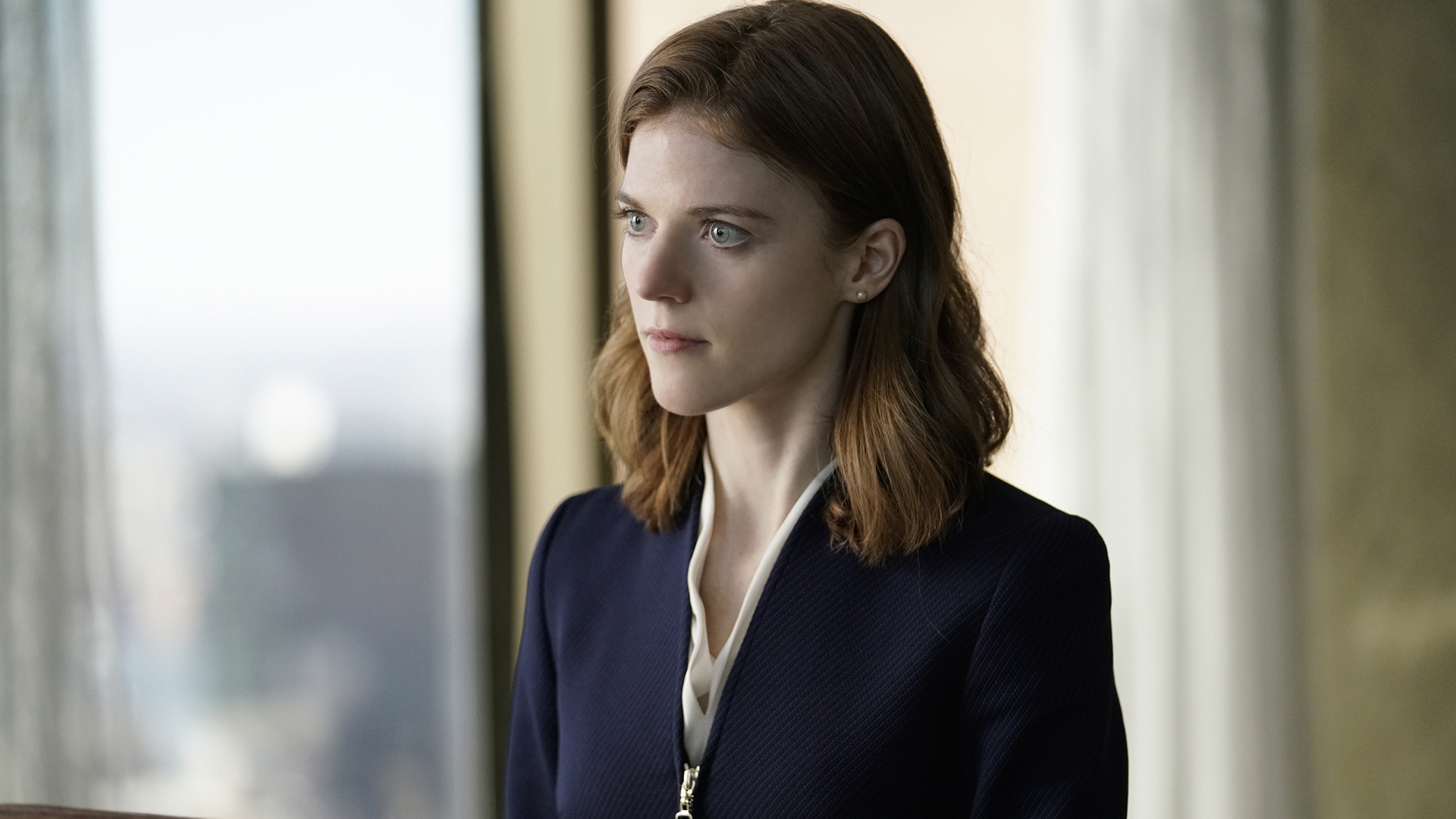 Maia on her first day at the firm.