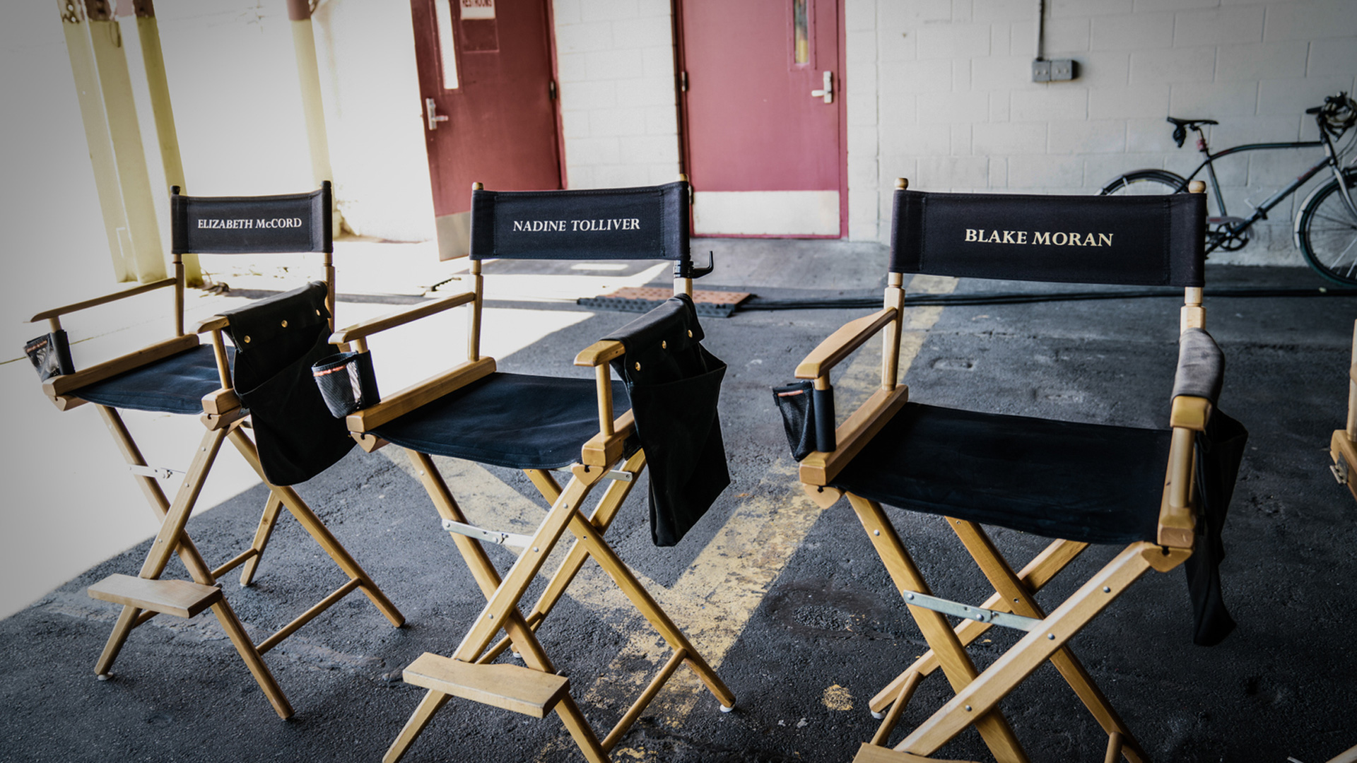 Everybody gets a chair on the set of Madam Secretary. 