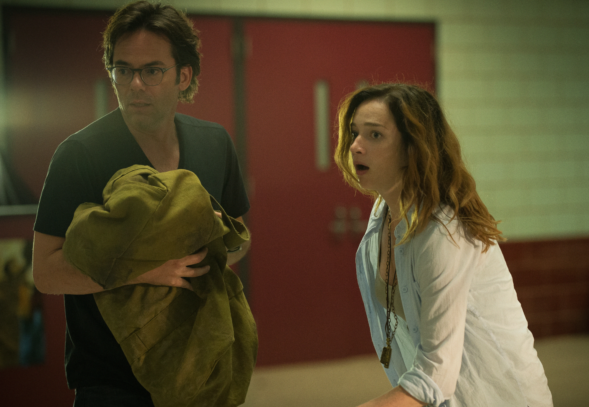Billy Burke as Mitch Morgan and Kristen Connolly as Jamie Campbell.