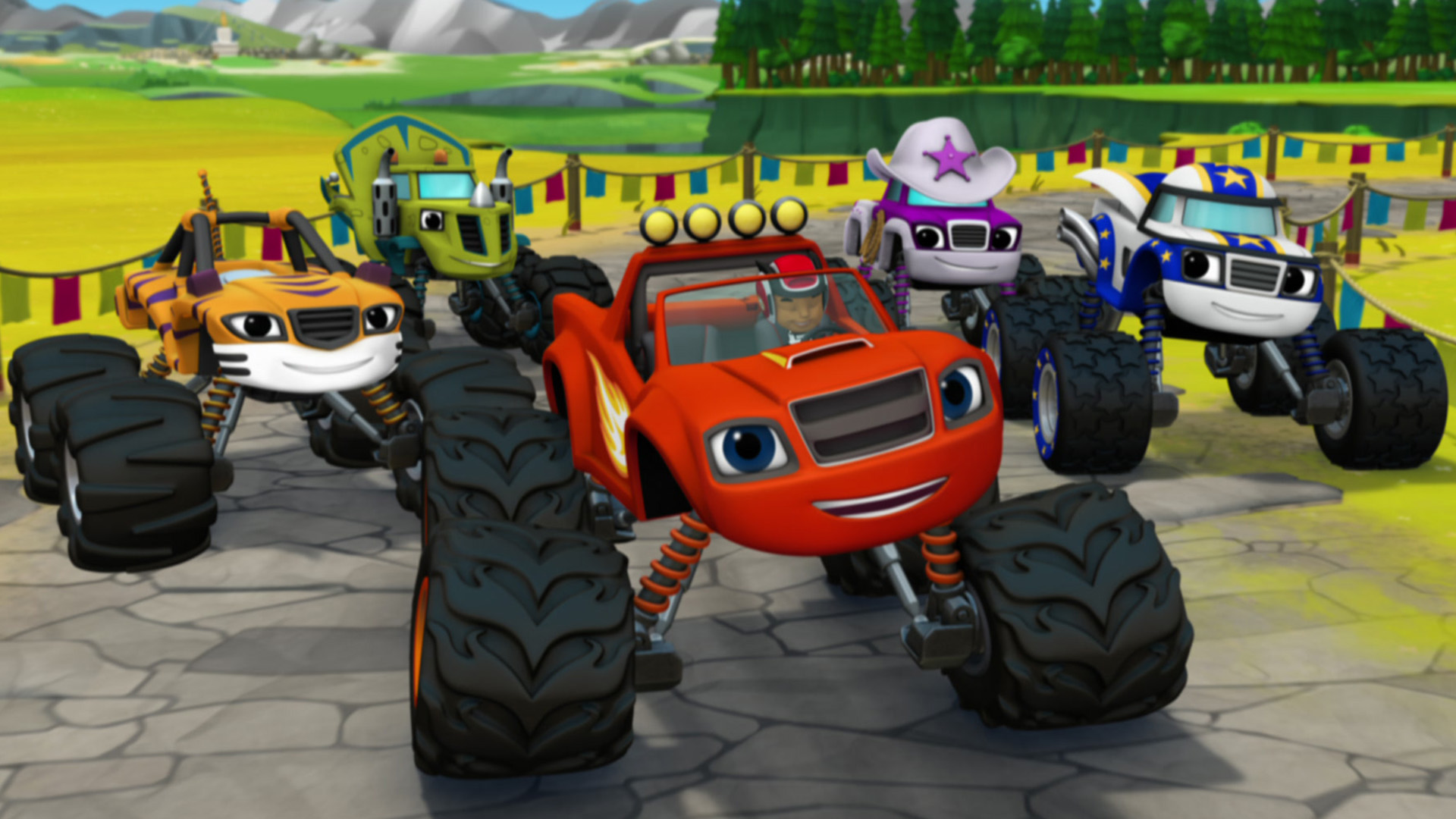 Meet The Characters From Blaze And The Monster Machines