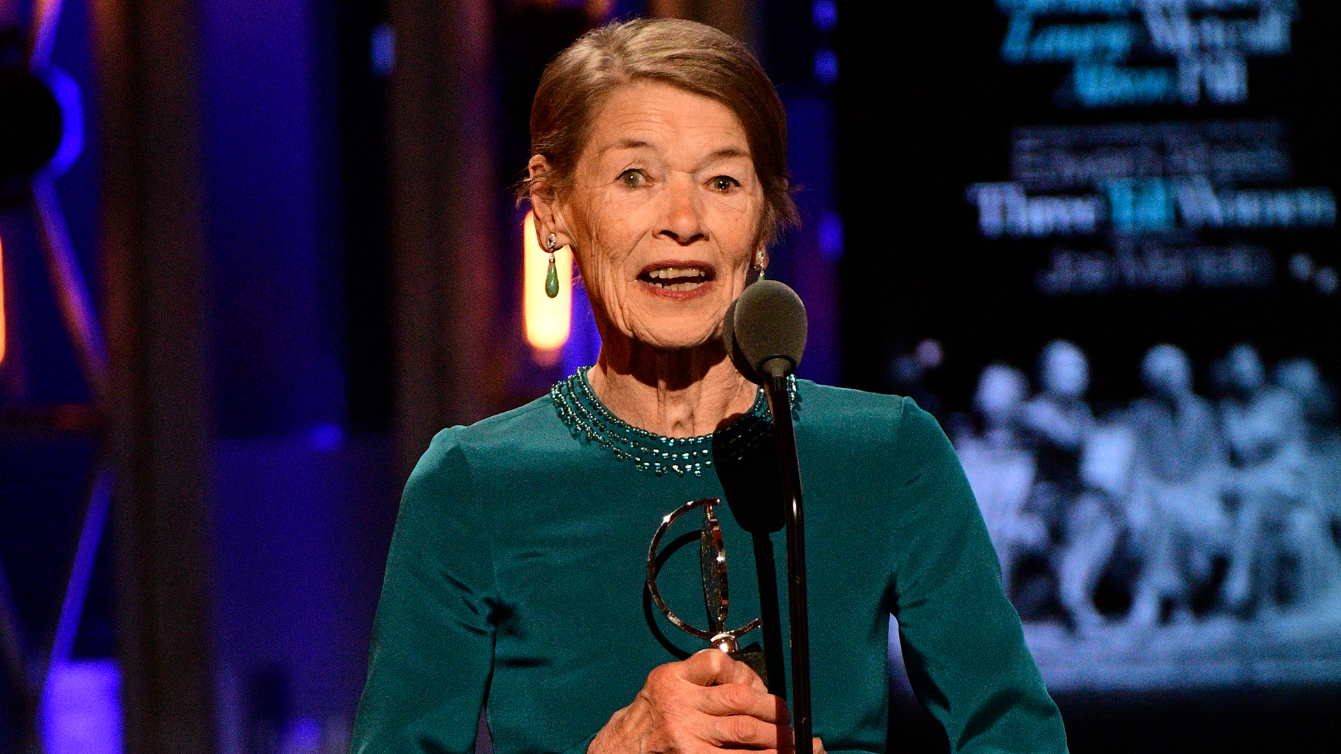 Glenda Jackson wins Best Leading Actress in a Play at the 2018 Tony Awards.