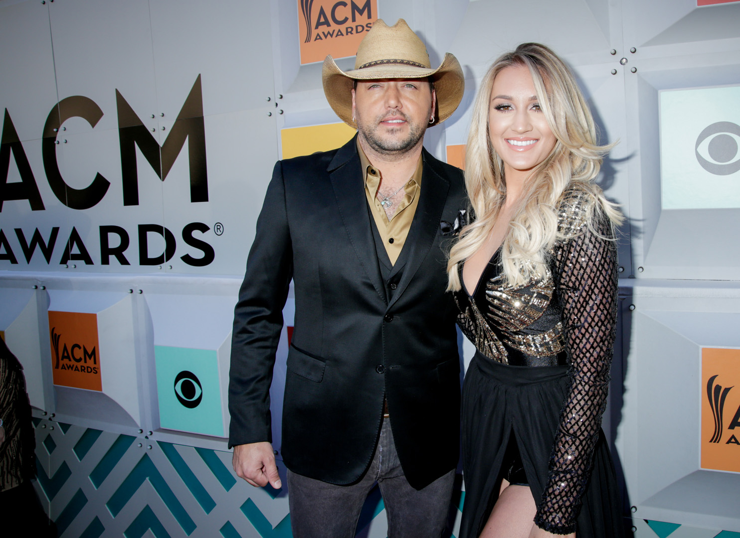2016 ACMs: Jason Aldean and Brittany Kerr