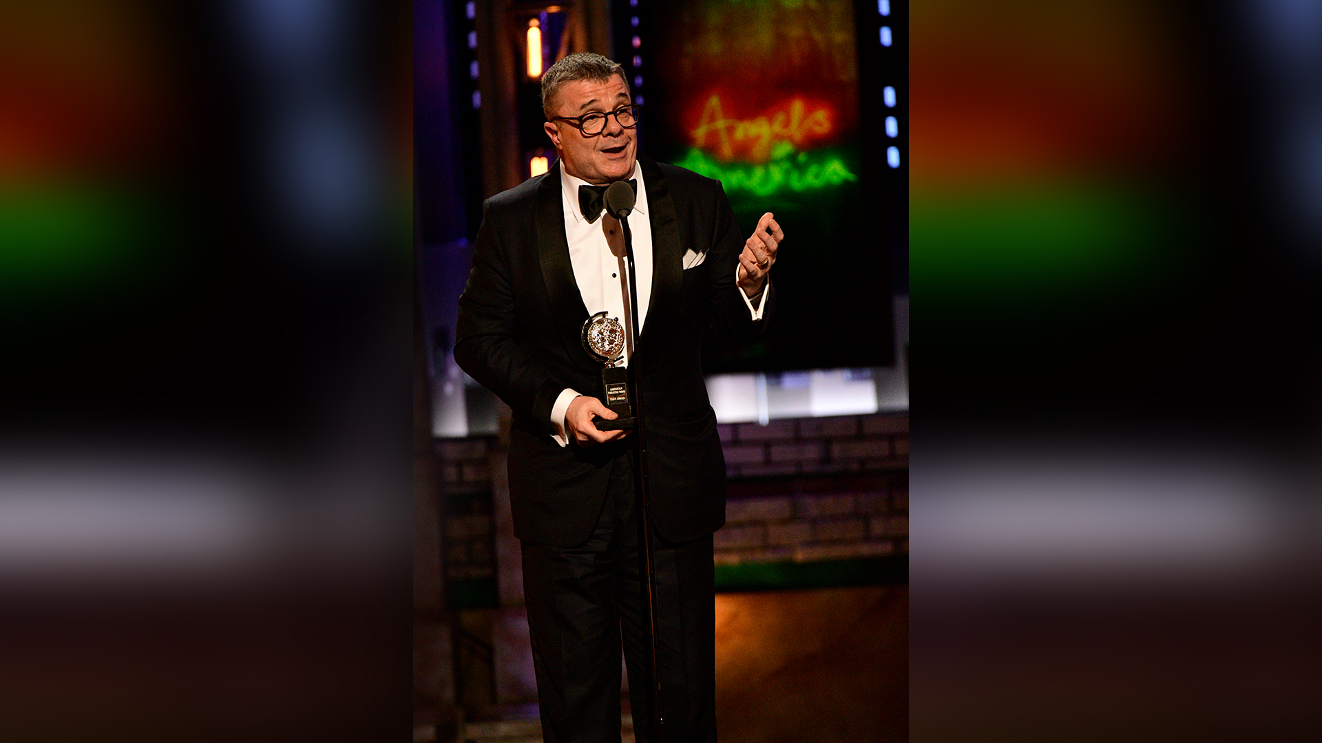 Nathan Lane wins Best Featured Actor in a Play at the 2018 Tony Awards.
