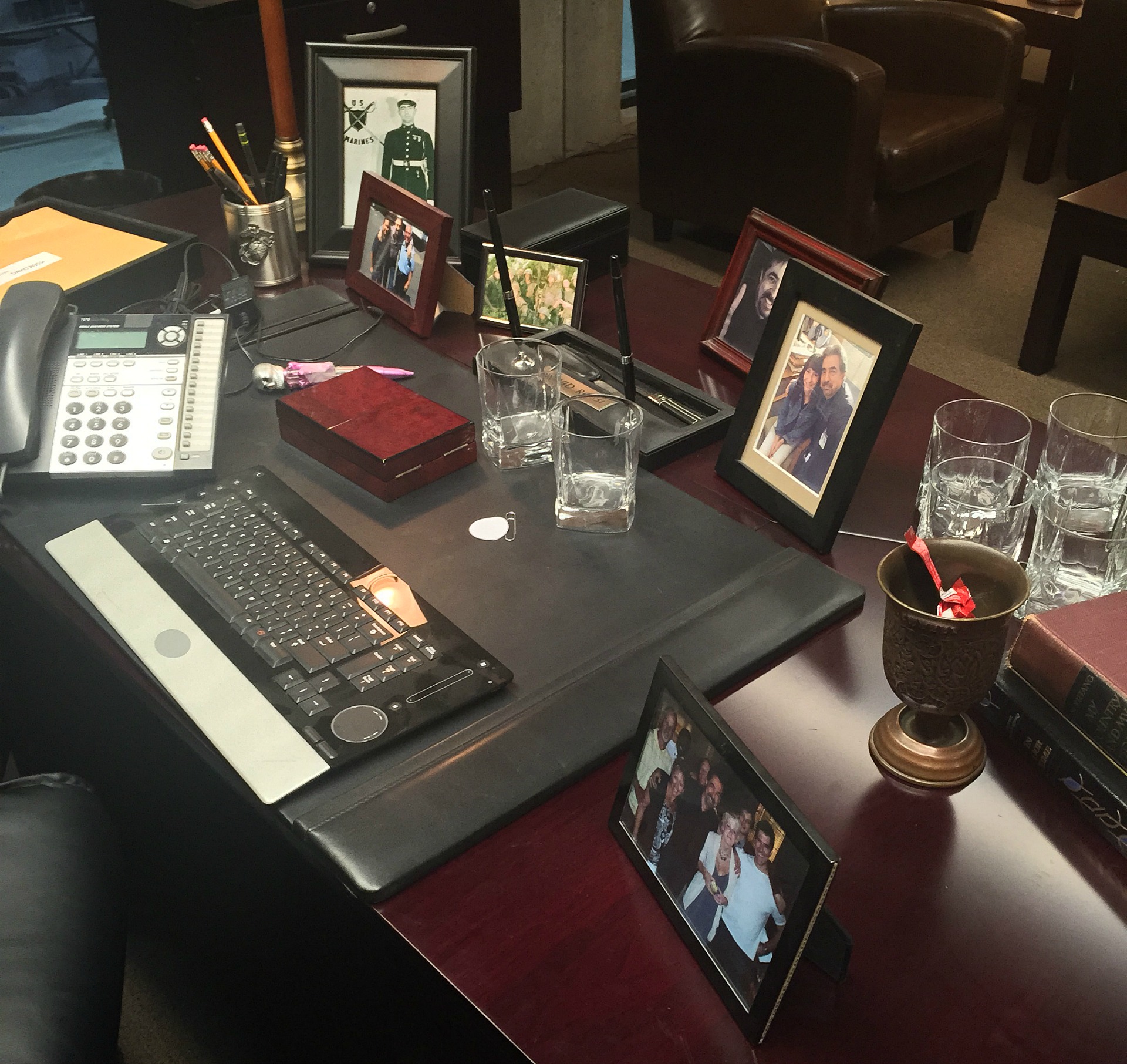 Take a look at David's desk