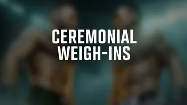 UFC 329: Ceremonial Weigh-In
