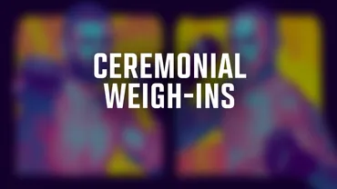 UFC 327: Ceremonial Weigh-In