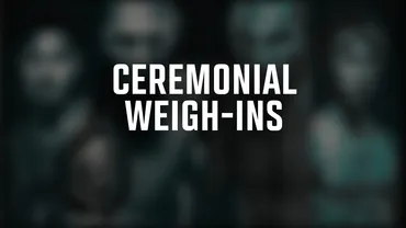 UFC 328: Ceremonial Weigh-In