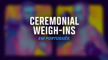 UFC 327: Ceremonial Weigh-In em Português