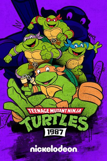 TIDEとTeenage Mutant Ninja Turtlesのコラボレーションポスター